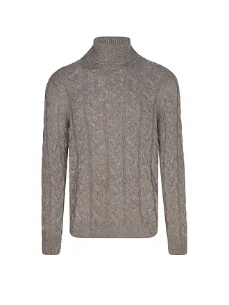 GRAN SASSO | Rollkragenpullover | hellbraun